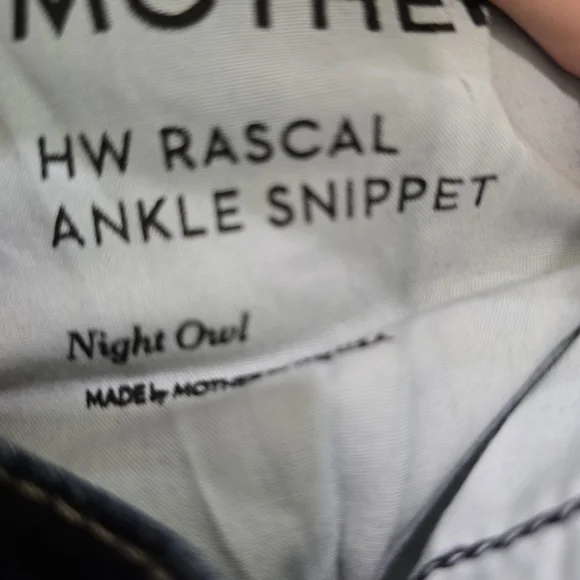 EUC Mother Rascal Ankle Snippet in Night Owl 28 - Picture 9 of 15